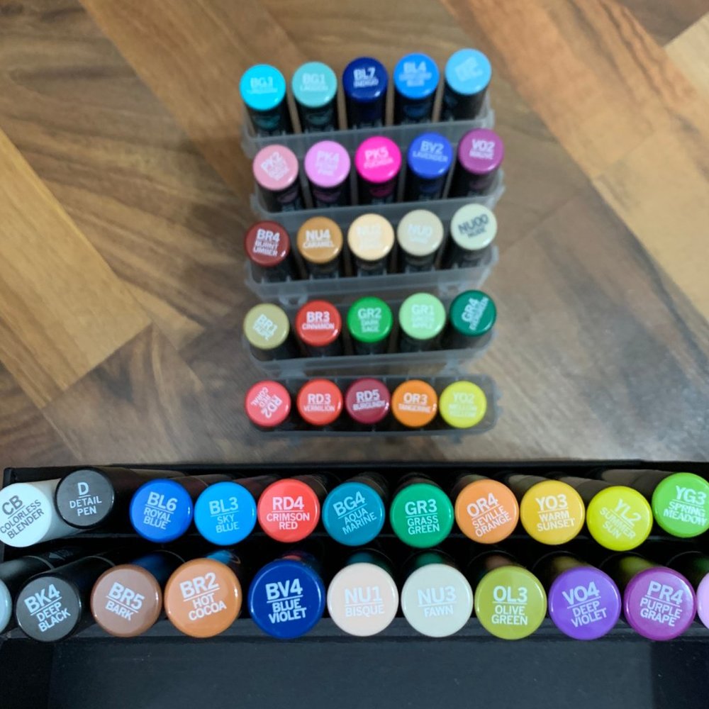 Set of Chameleon Color Tones Markers & Color Tops